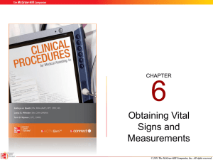 Vital Signs and Measurements - McGraw Hill Higher Education
