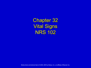 Chapter 32 Vital Signs