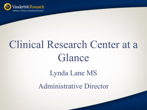 Clinical Research Center and Pediatric CRC