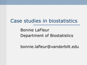 Sample Size and Power - Vanderbilt Biostatistics