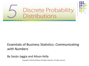 discrete probability distribution