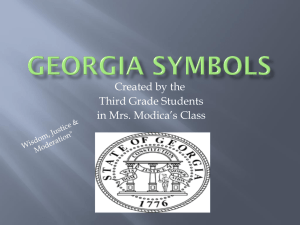 Georiga Symbols Powerpoint