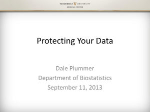 What data should be protected?