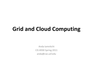 Grid and Cloud Computing - Computer Science and Engineering