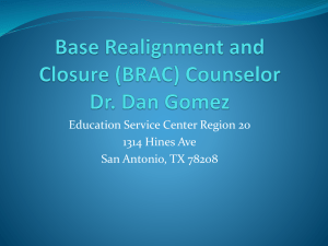 (BRAC) Counselor
