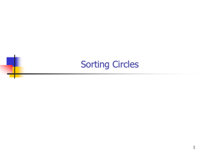 Sorting Circles