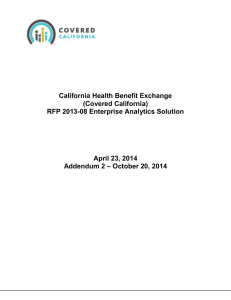RFP 2013-08 Enterprise Analytics Solution