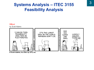 Chapter 3 - Systems Analysis and Design