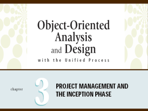 The Unified Process Inception Phase