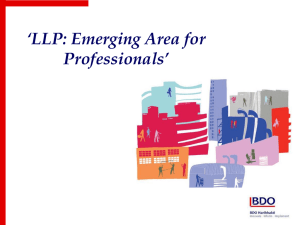 Presentation on LLP by