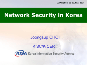 Cyber Security in KOREA