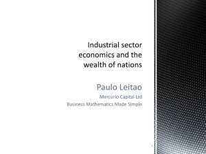 Industrial Sector Economics And The Wealth Of
