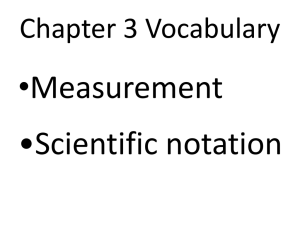 Chem Chapter 3 Vocabulary