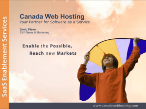 Canada Web Hosting - Center