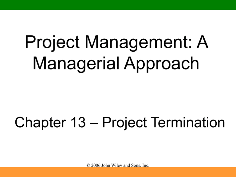 project-termination