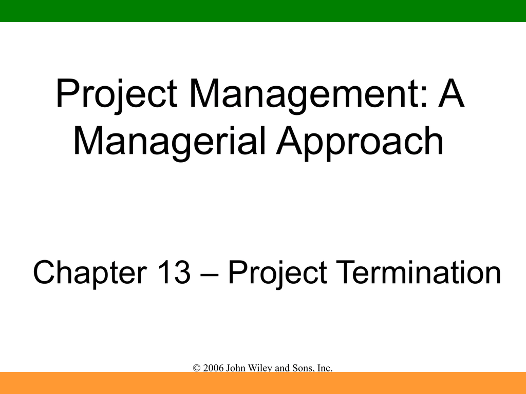 project-termination