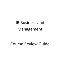 Course Review Guide