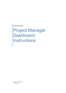 Project Manager Dashboard