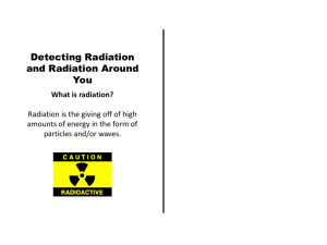 Radiation in security