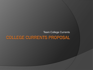 College Current Proposal