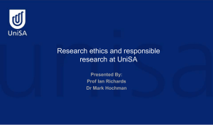 What is “research”? - University of South Australia