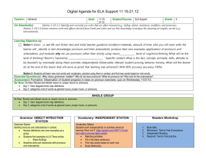 Digital Agenda for ELA Support 11.15