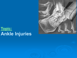 Lateral Ligament Injuries