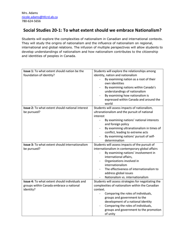 20 1 Course Outline