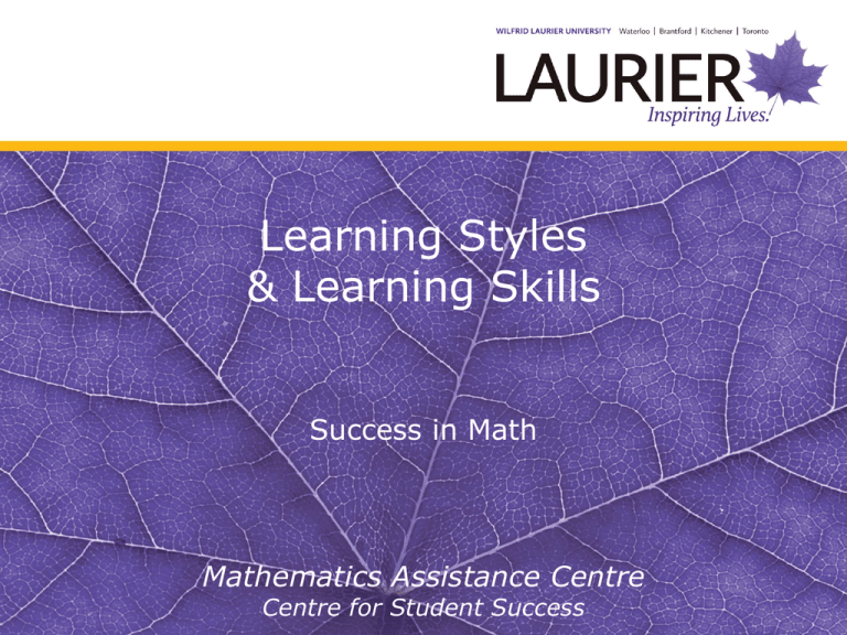 Learning Styles