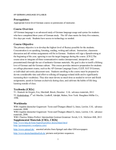 Course Overview