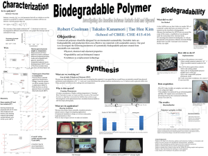 Biodegradable Polymer