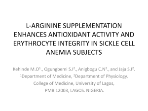 l-arginine supplementation enhances antioxidant activity