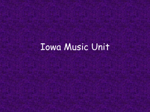 Iowa Music Unit - Charles City Community School District