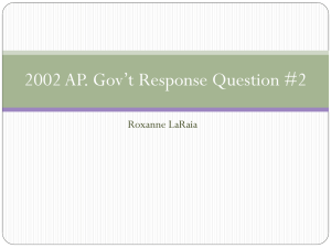 AP. Gov't 2002 Question #2