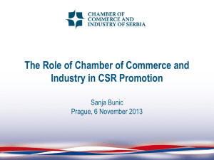 Role of CCIS in CSR Promotion
