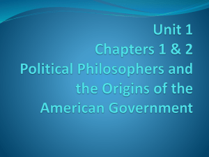 Chapter 1, Section 1 *Government and the State