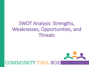 What is a SWOT analysis and why should you use one?