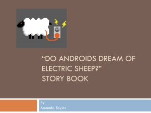 “Do androids dream of electric sheep?” story book