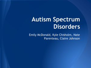 Causes of Autism Spectrum Disorders