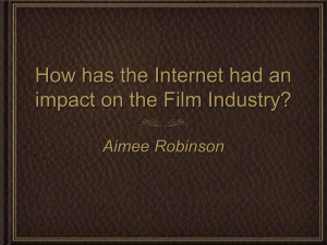 internet film industry