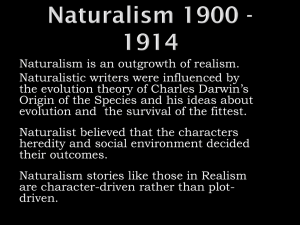 Naturalism 1900