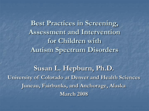 Autism Across the Lifespan - Alaska Center For Accessible Media