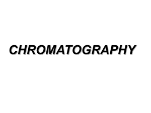 CHROMATOGRAPHY (Separation Science)