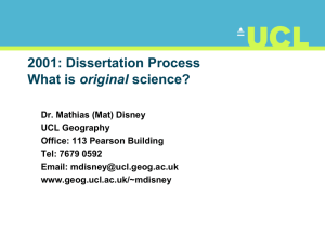PPT file - UCL Department of Geography