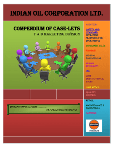 COMPENDIUM OF CASE-LETS - Indian oil corporation ltd
