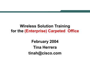 Cisco Wireless LAN Sales Training