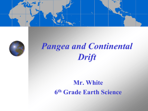 Evidence for continental drift