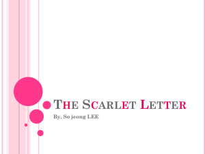 The Scarlet Letter - LearningTogetheratAJHS