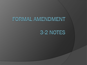 formal amendment