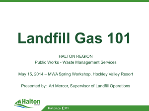 Landfill Gas 101 - Municipal Waste Management Association